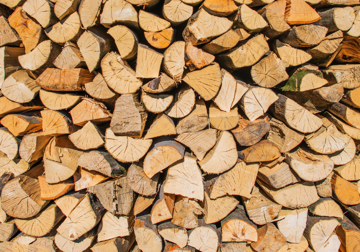 Firewood Chicago Face Cord with Kindling